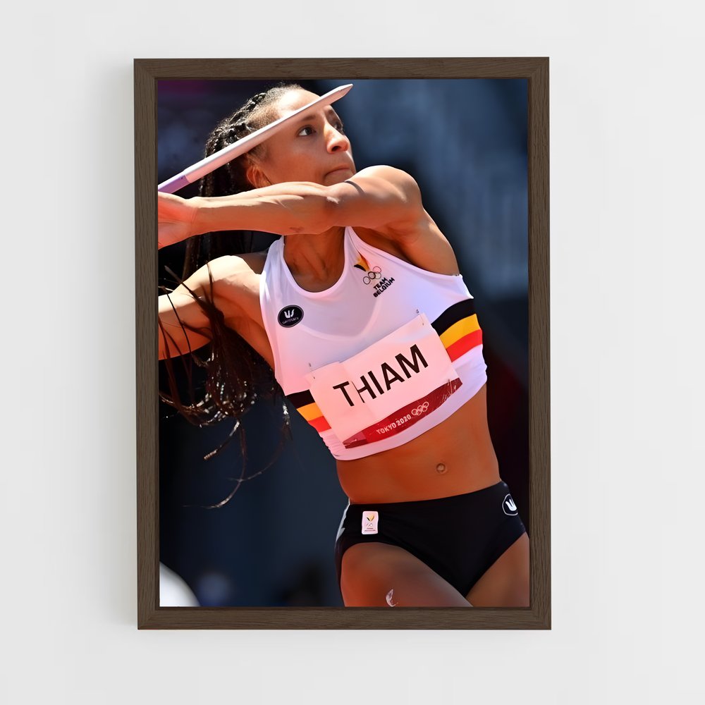 Poster Énergie Féminine – affiche Athlétisme (vue 5)